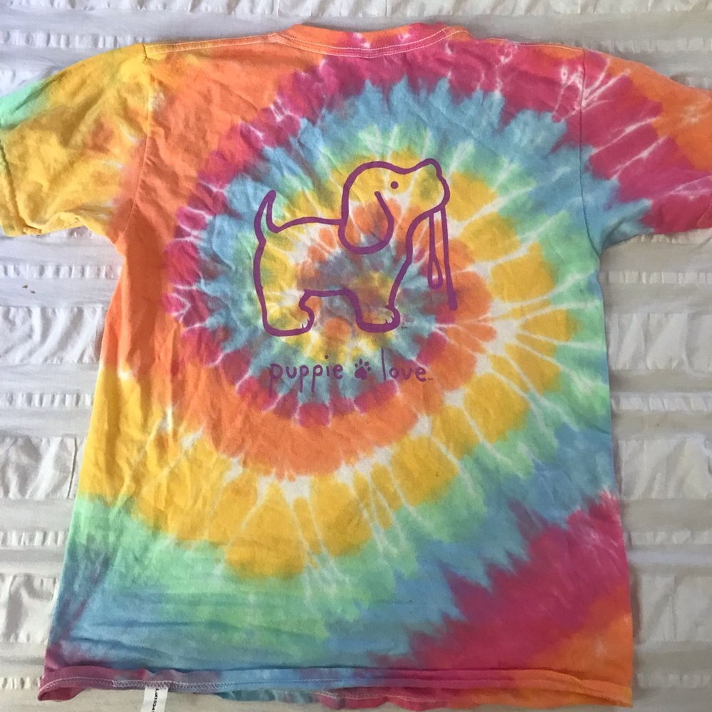 Tie-Dye Puppie Love Shirt